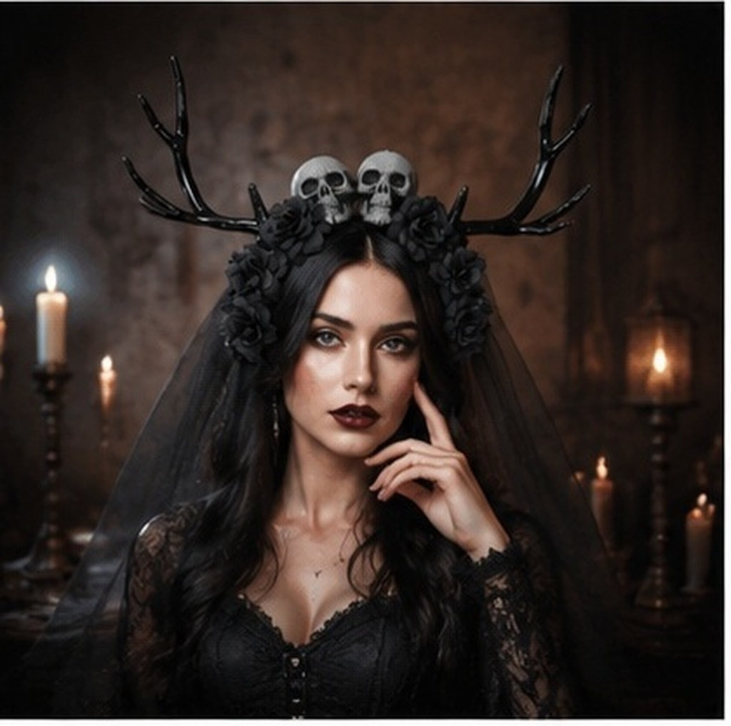 Easy Cosplay Prop - Hertengewei hoofdband voor vrouwen Halloween Cosplay