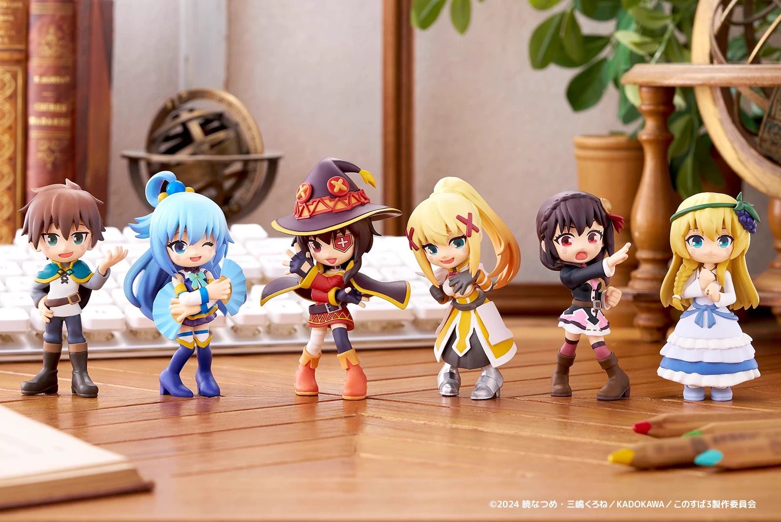 Good Smile Company Figma - Bushiroad Authentieke losse KonoSuba 3 Chibi-actiefiguren