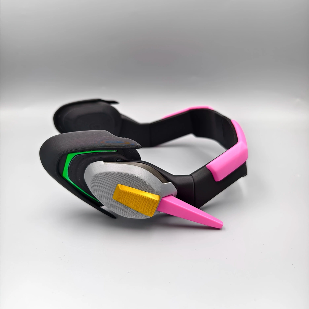 3D-geprinte Dva-headset voor c - Dva Cosplay Prop recensie en prijs