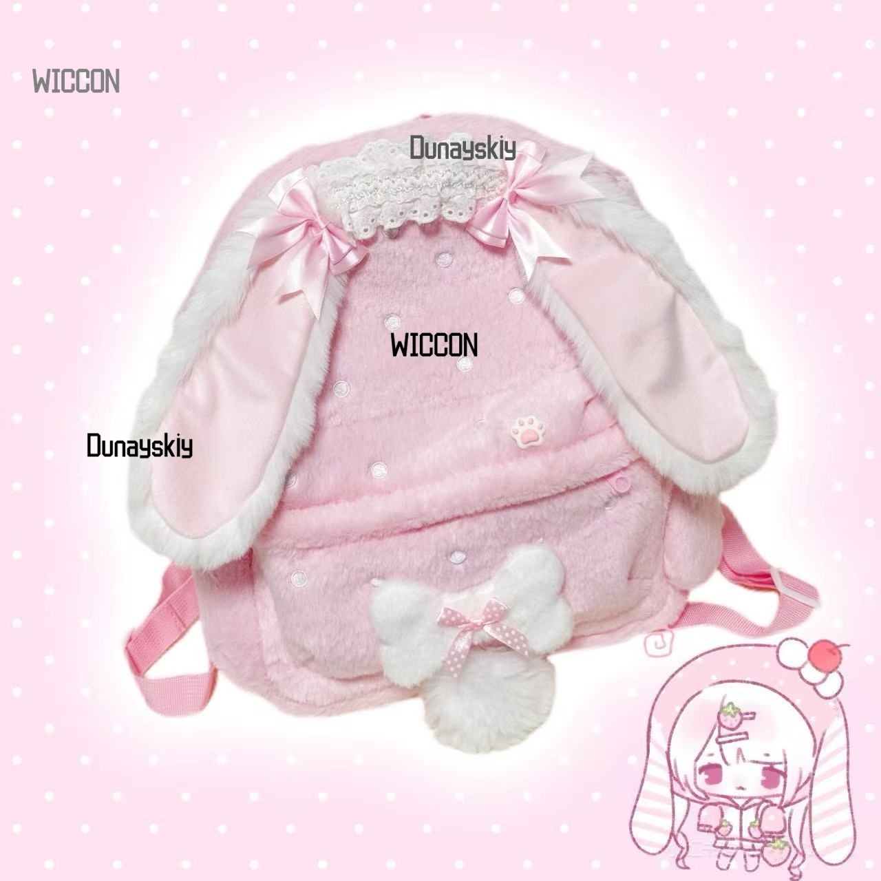 Jirai Kei Lolita Konijn Oor Aa - Cosplay Prop Bag recensie en prijs