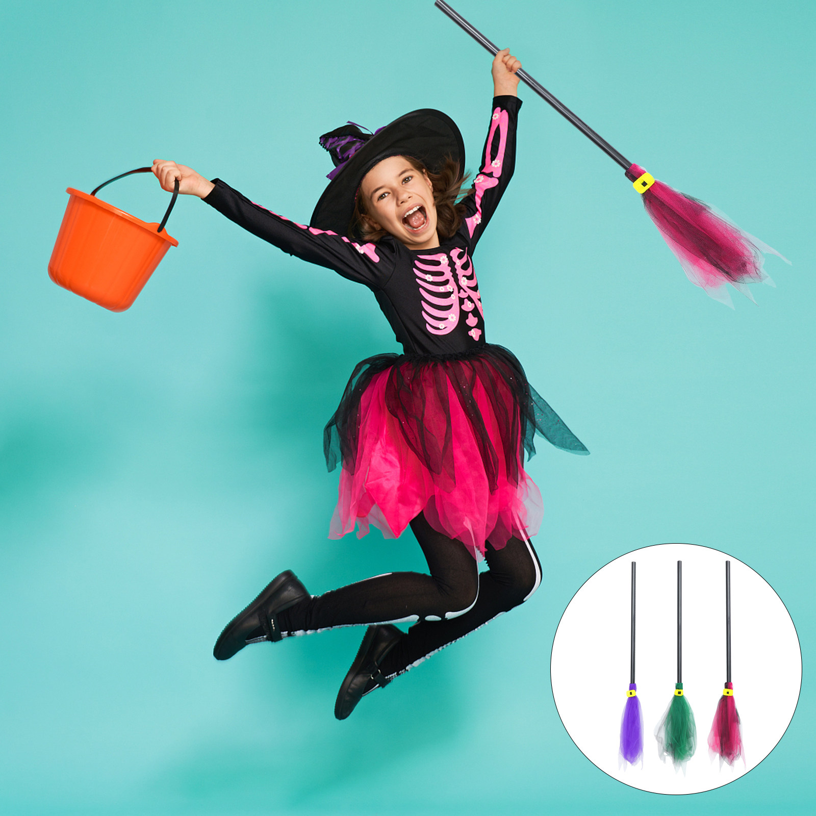Halloween-heksenbezem als rekw - Easy Cosplay Prop recensie en prijs