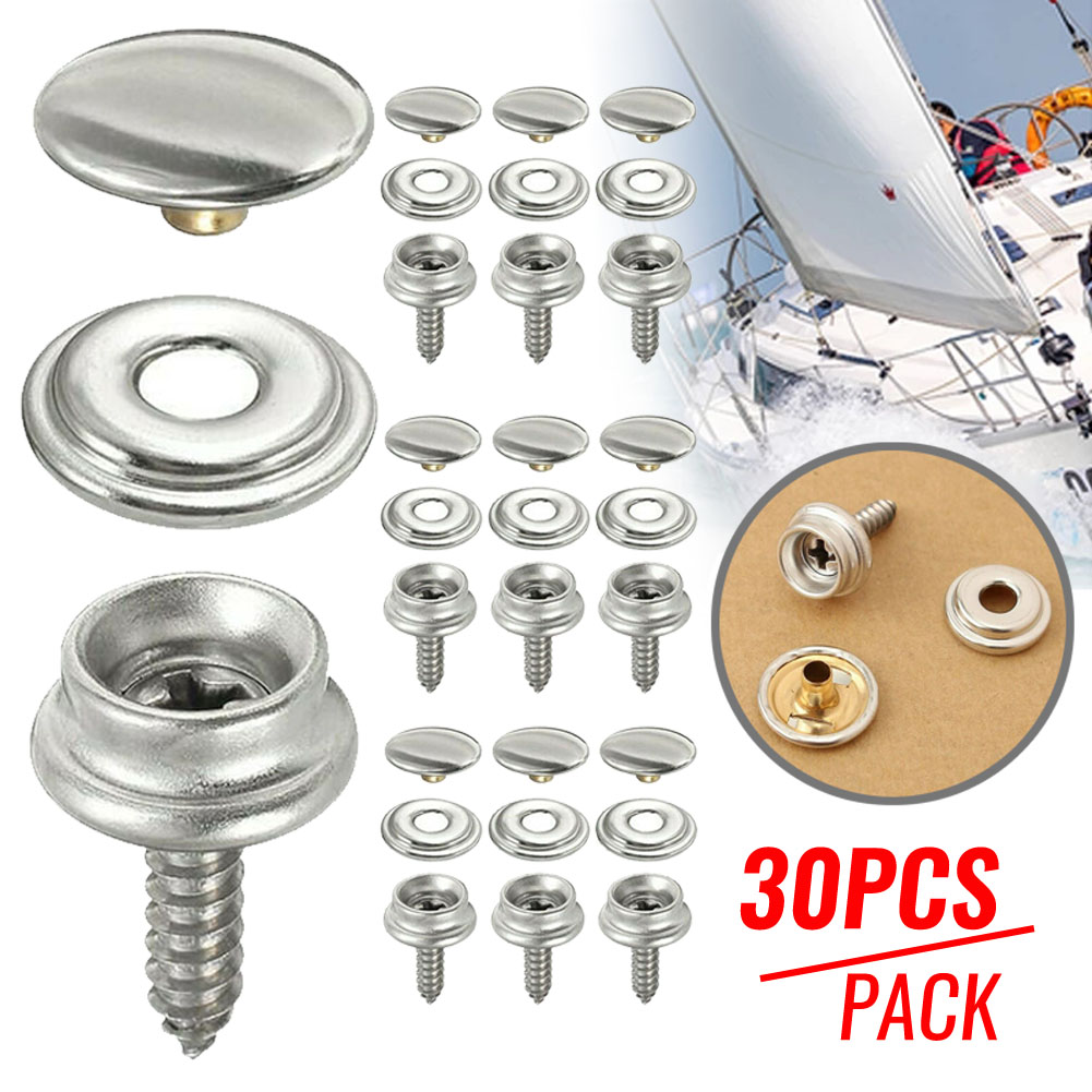 30 Stuks Snap Bevestiger Rvs C - Snap Fastener Set recensie en prijs