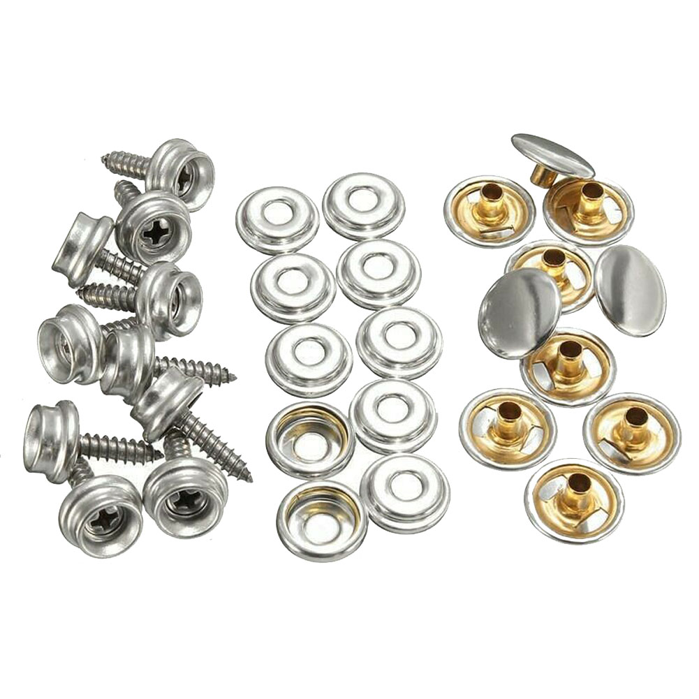30 Stuks Snap Bevestiger Rvs C - Snap Fastener Set recensie en prijs