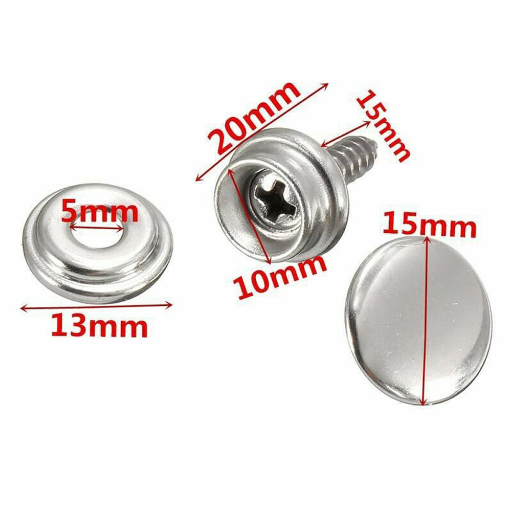 30 Stuks Snap Bevestiger Rvs C - Snap Fastener Set recensie en prijs